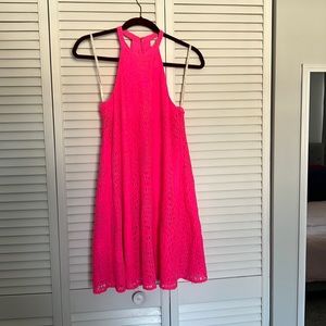 Lilly Pulitzer Swing Halter XS Dress Neon Pink